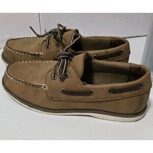 Cat And Jack Boys Size 5 Tan Dress Up Shoes